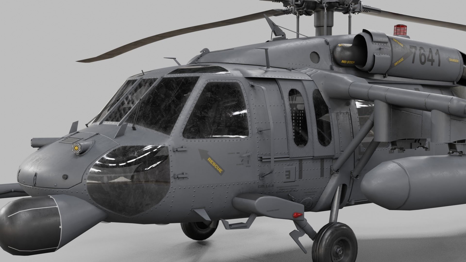 UH-60 Blackhawk Helicopter 22 skins 3D model_4