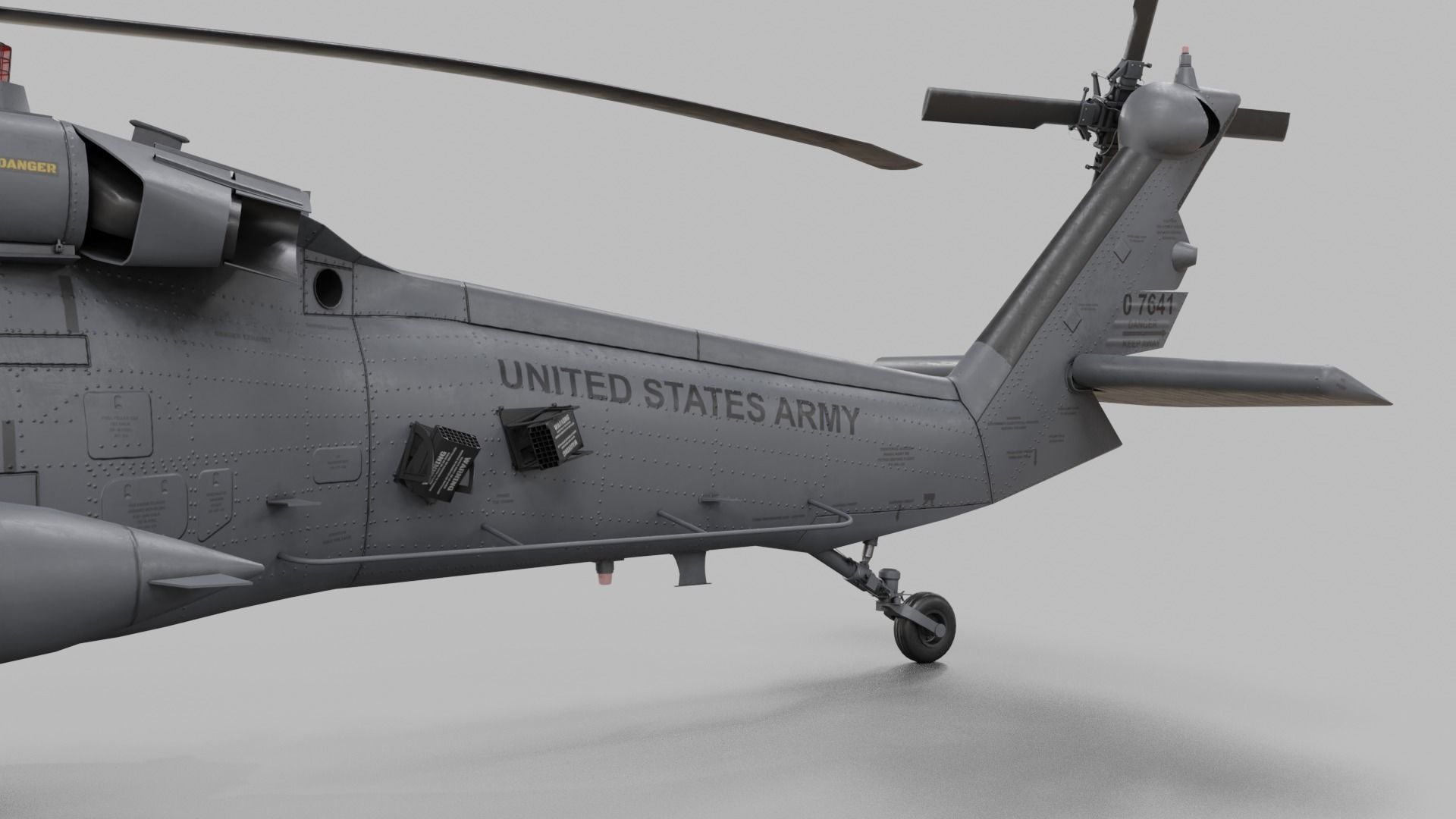 UH-60 Blackhawk Helicopter 22 skins 3D model_7