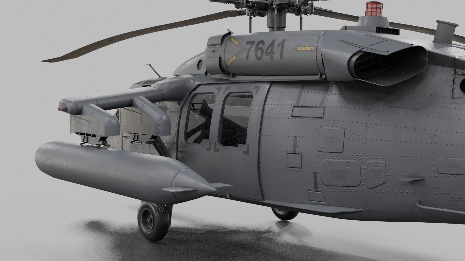 UH-60 Blackhawk Helicopter 22 skins 3D model_8