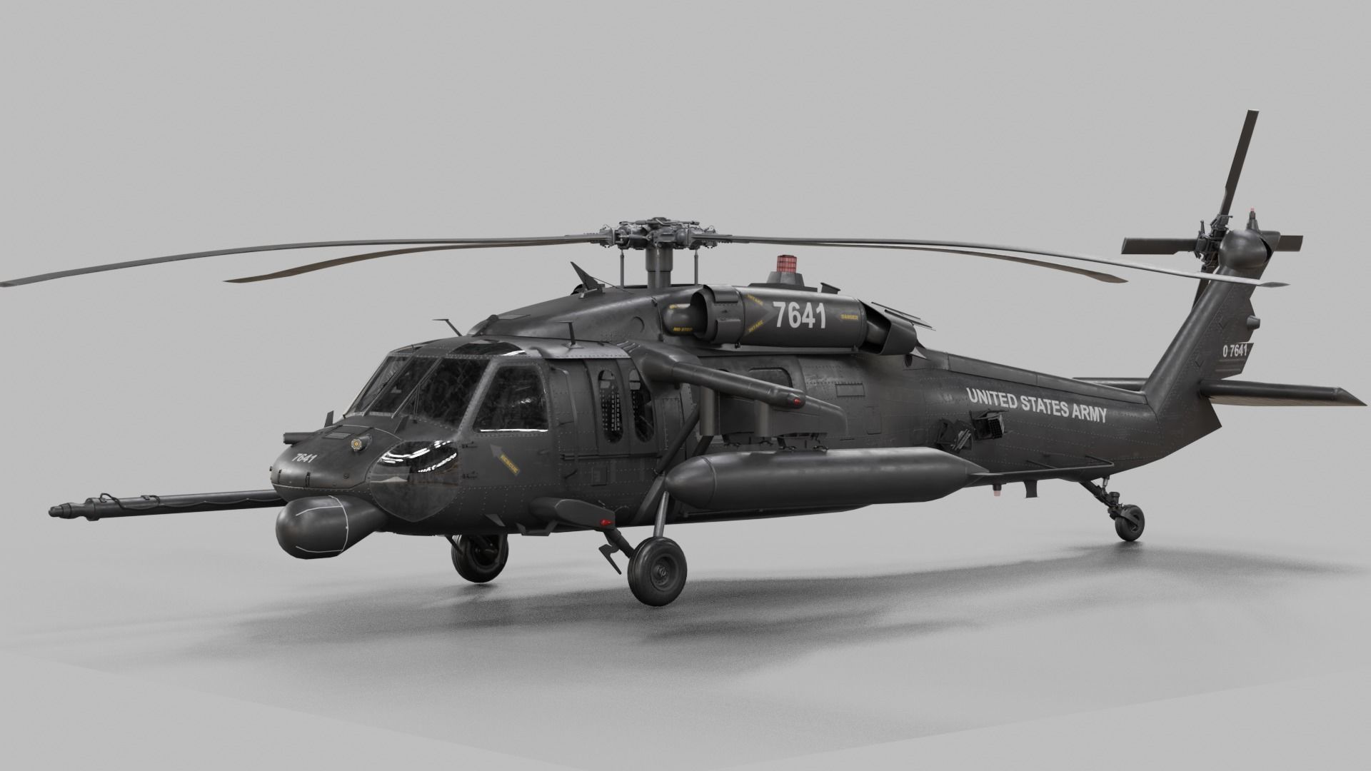 UH-60 Blackhawk Helicopter 22 skins 3D model_42