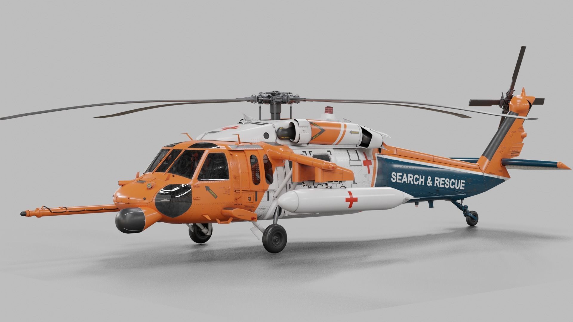UH-60 Blackhawk Helicopter 22 skins 3D model_49