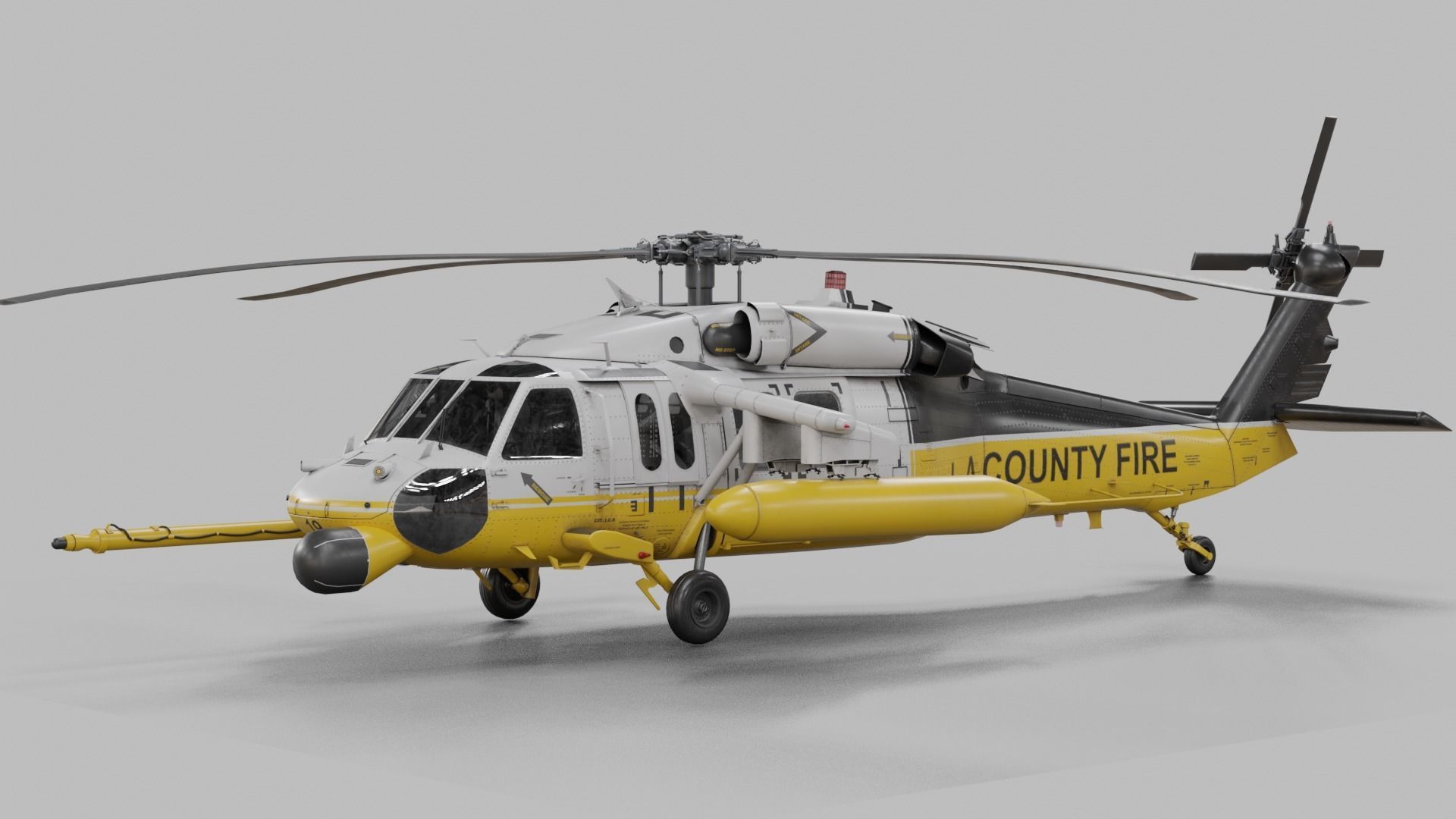 UH-60 Blackhawk Helicopter 22 skins 3D model_40