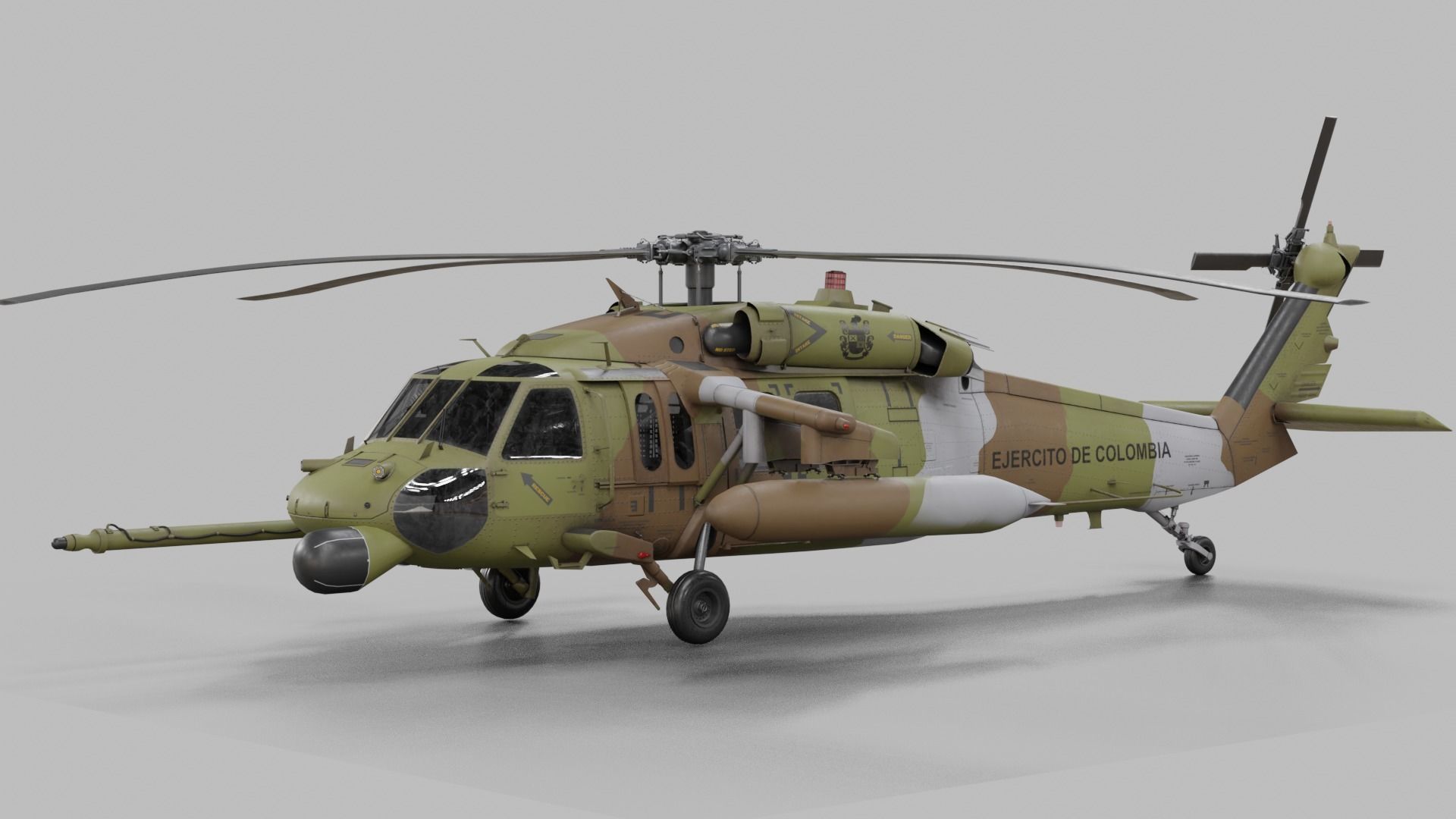 UH-60 Blackhawk Helicopter 22 skins 3D model_37