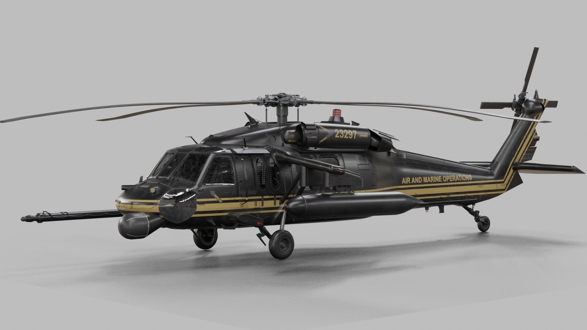 UH-60 Blackhawk Helicopter 22 skins 3D model_30
