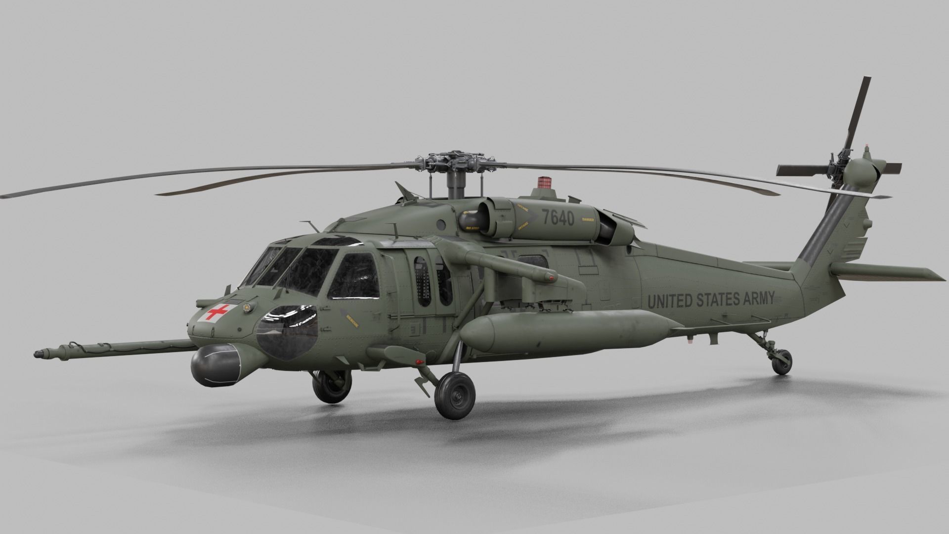UH-60 Blackhawk Helicopter 22 skins 3D model_41