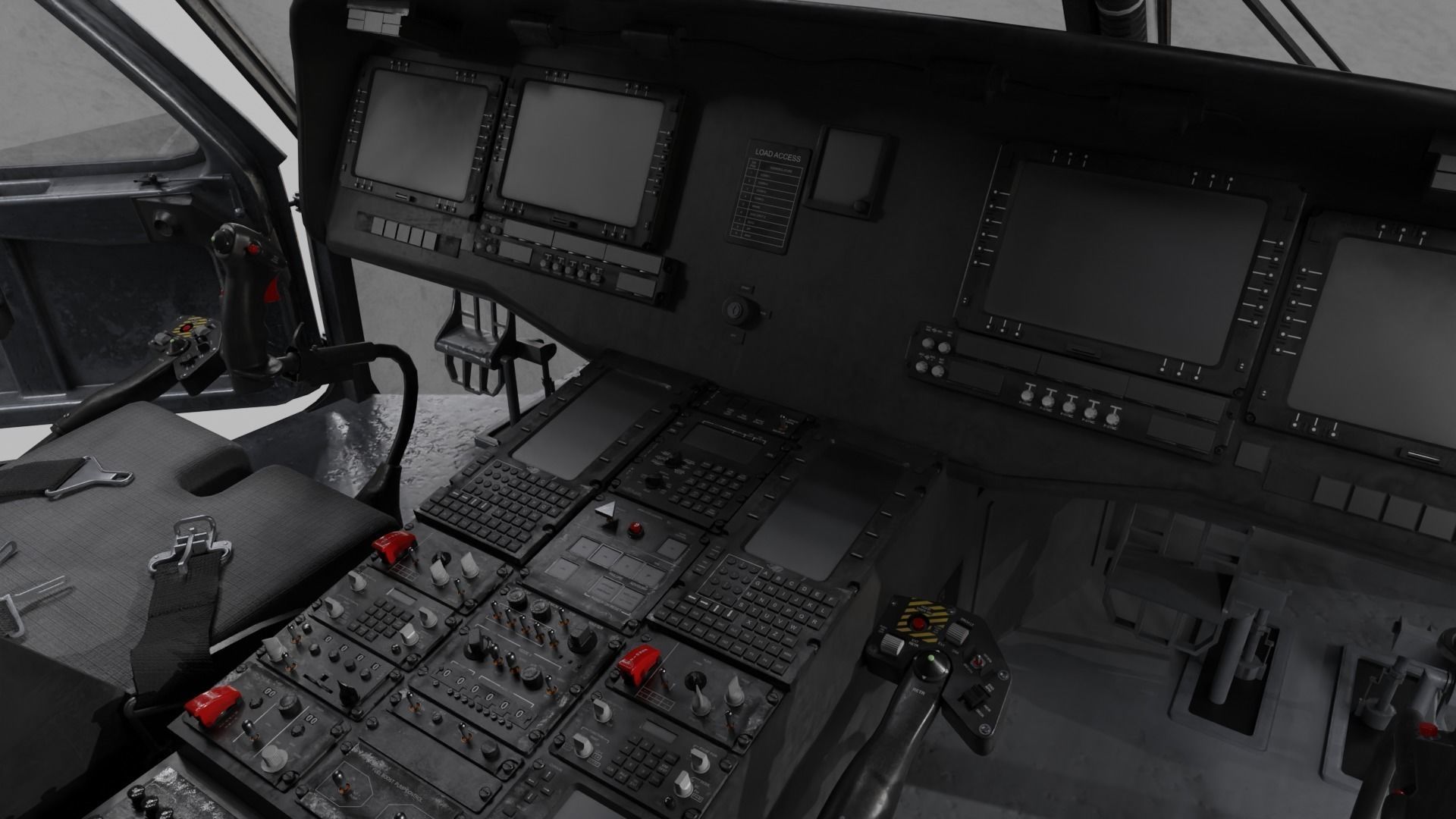 UH-60 Blackhawk Helicopter 22 skins 3D model_10