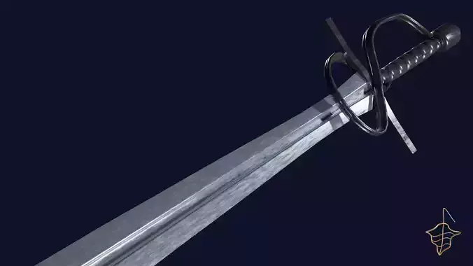 Xyphos sword with Flamberge handle