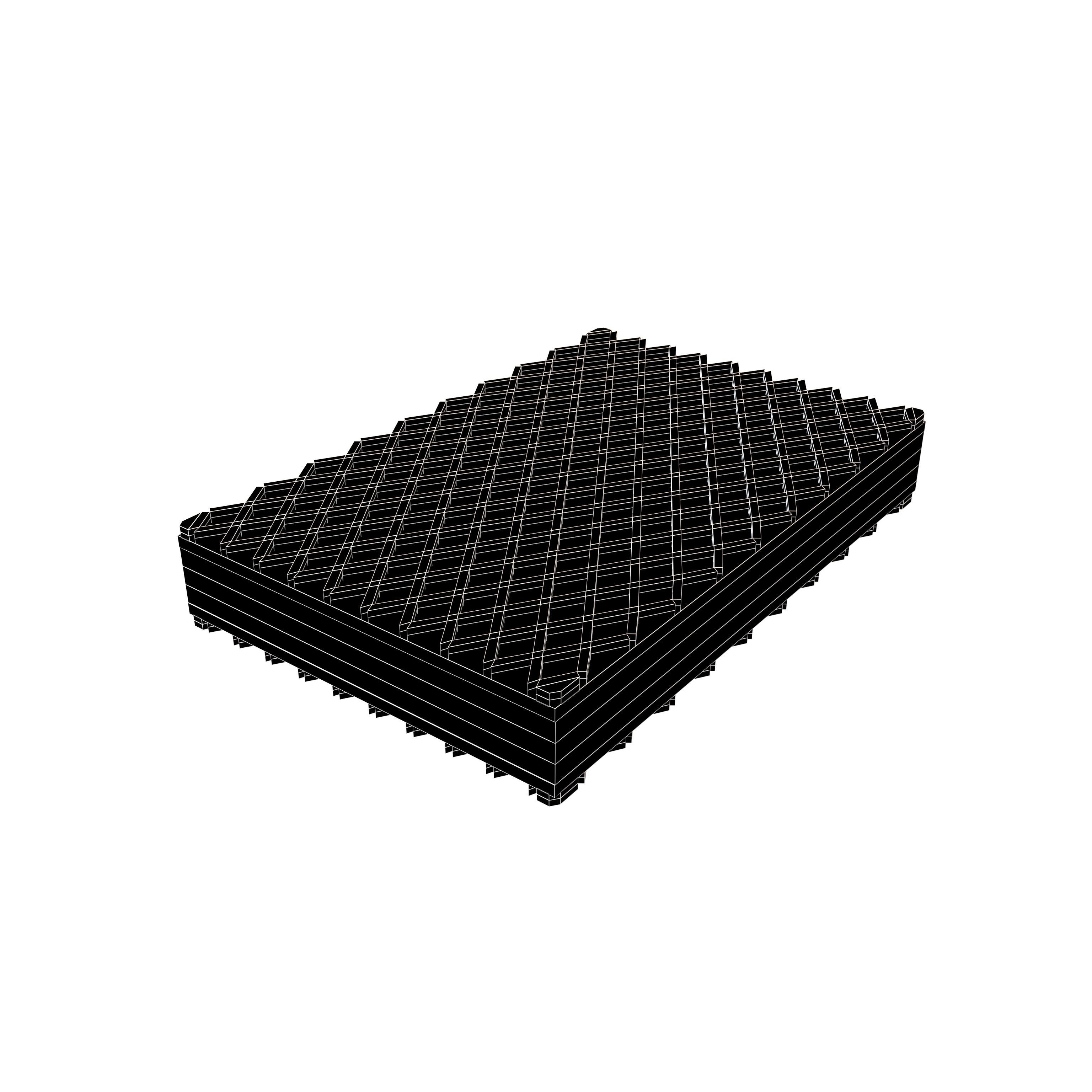 Cartoon Wafer v1 003 Low-poly 3D model_4