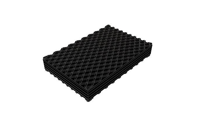 Cartoon Wafer V1 006 Low-poly 3D model 7