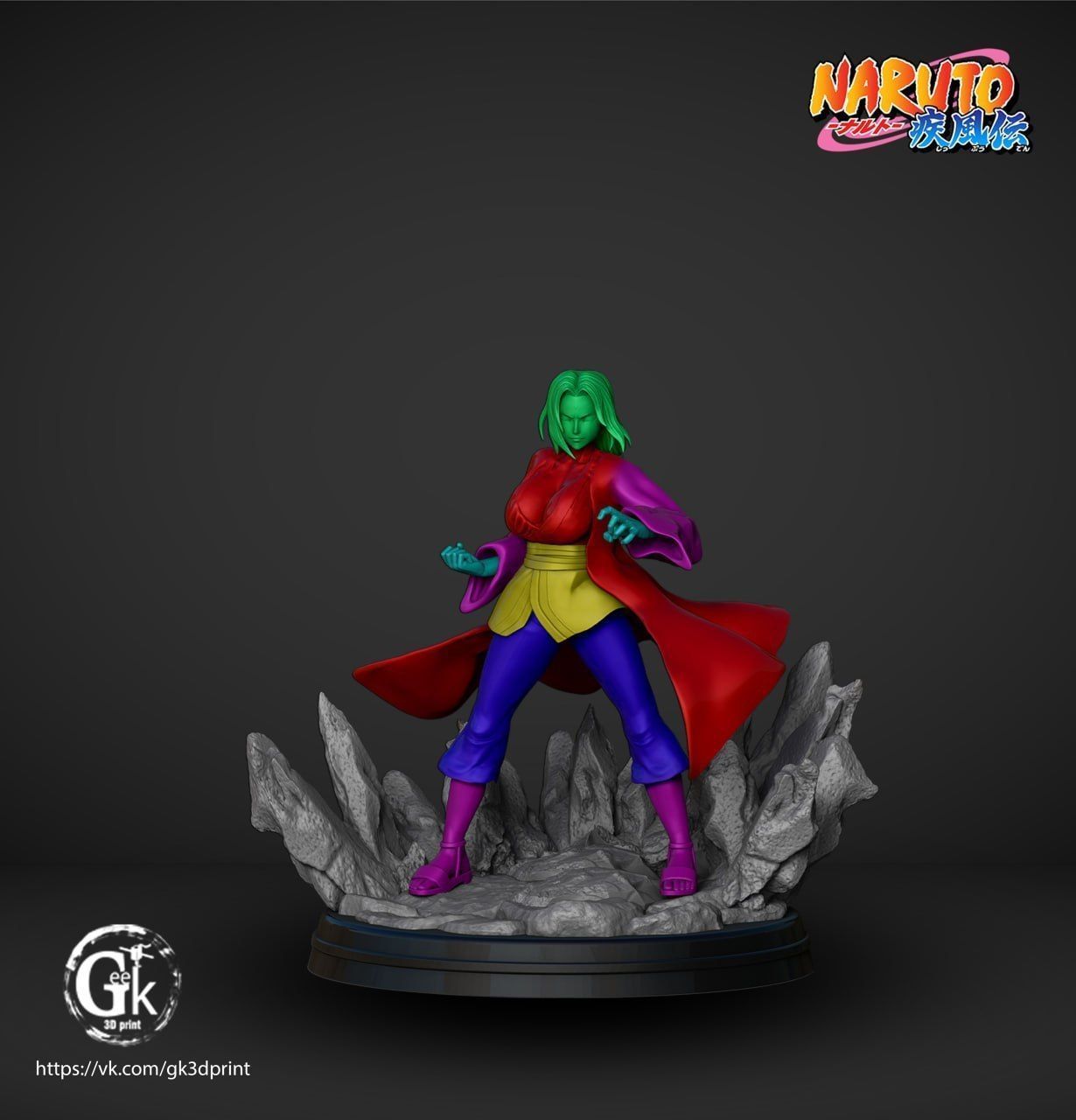 5 Hokage Tsunade  3D print model_4