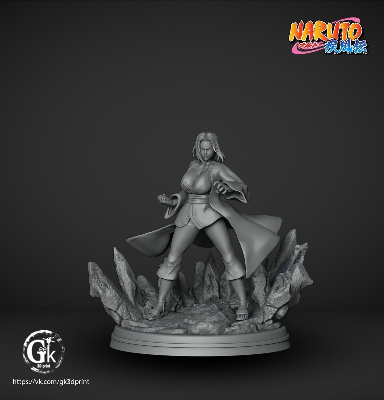 5 Hokage Tsunade  3D print model_1