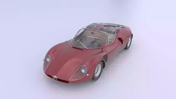 Alfa Romeo 33 Stradale 1968 3D