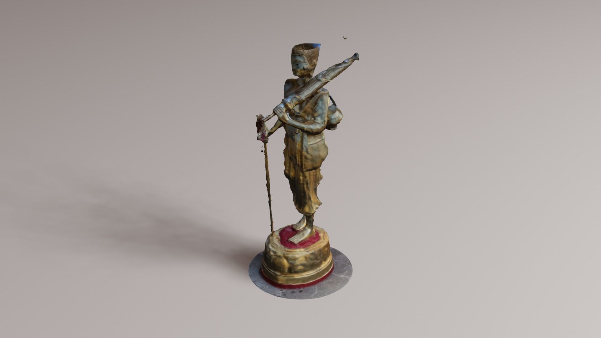 Buddha 22 stand 3D print model_23