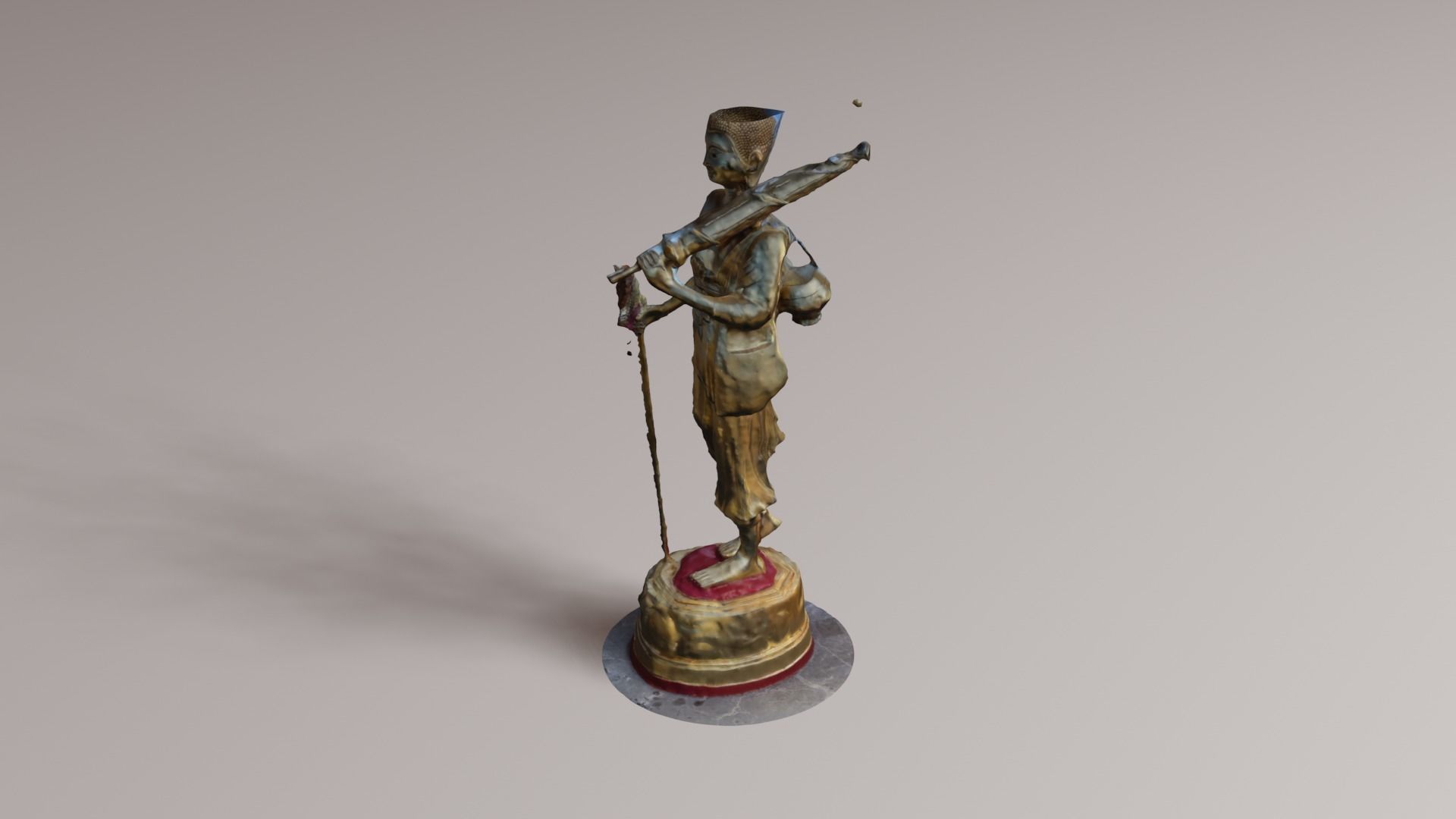 Buddha 22 stand 3D print model_22