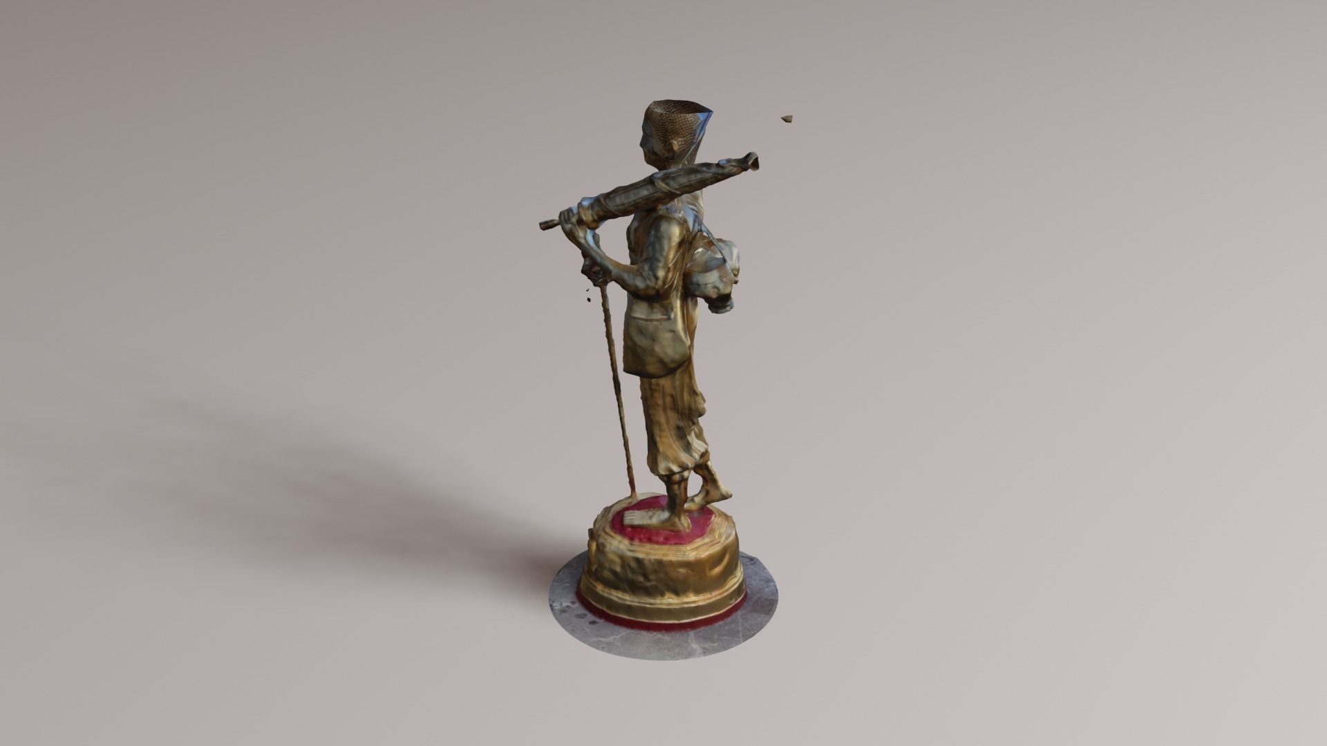 Buddha 22 stand 3D print model_20