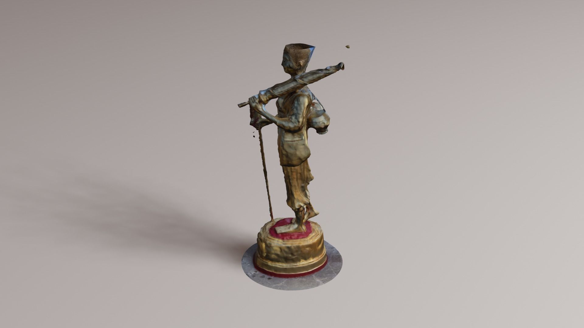 Buddha 22 stand 3D print model_21