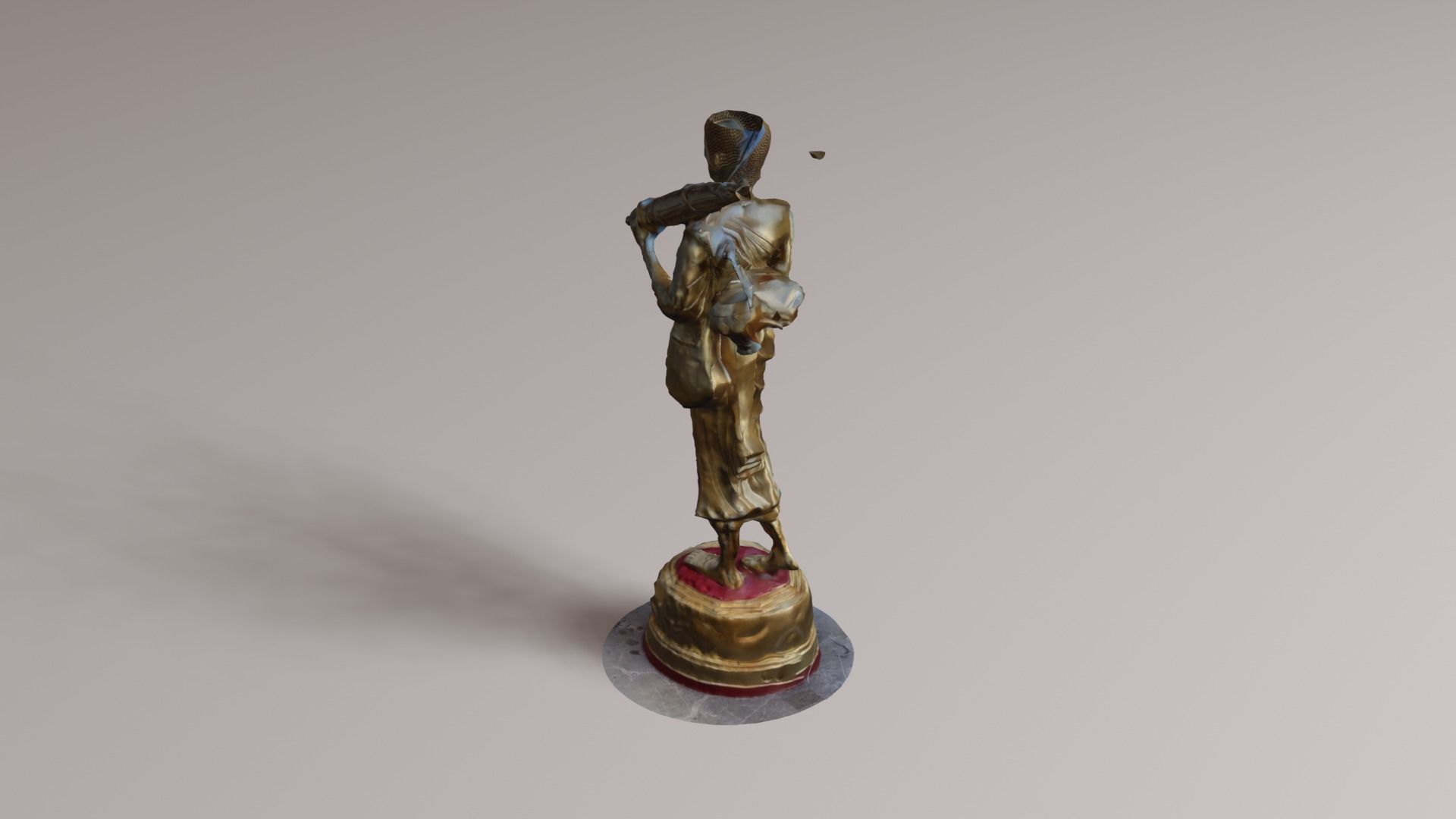 Buddha 22 stand 3D print model_18