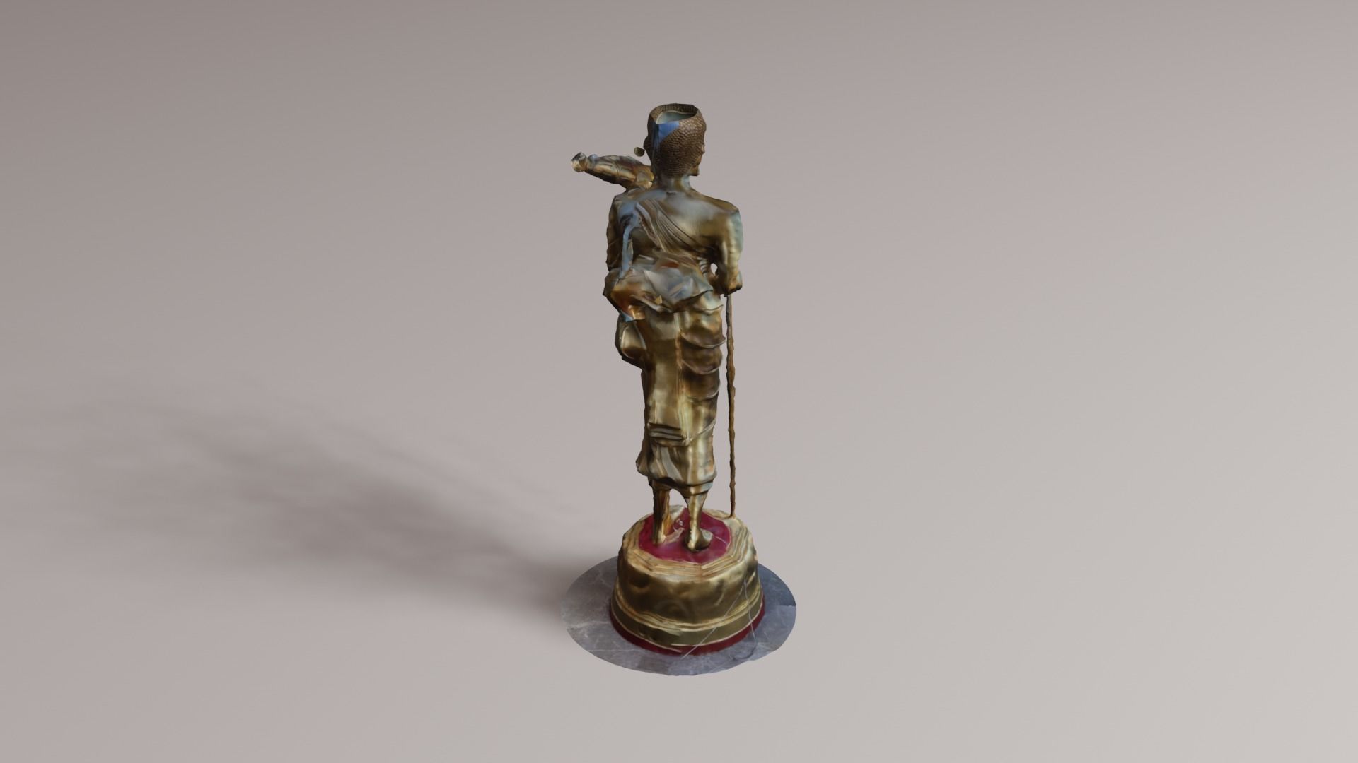 Buddha 22 stand 3D print model_15