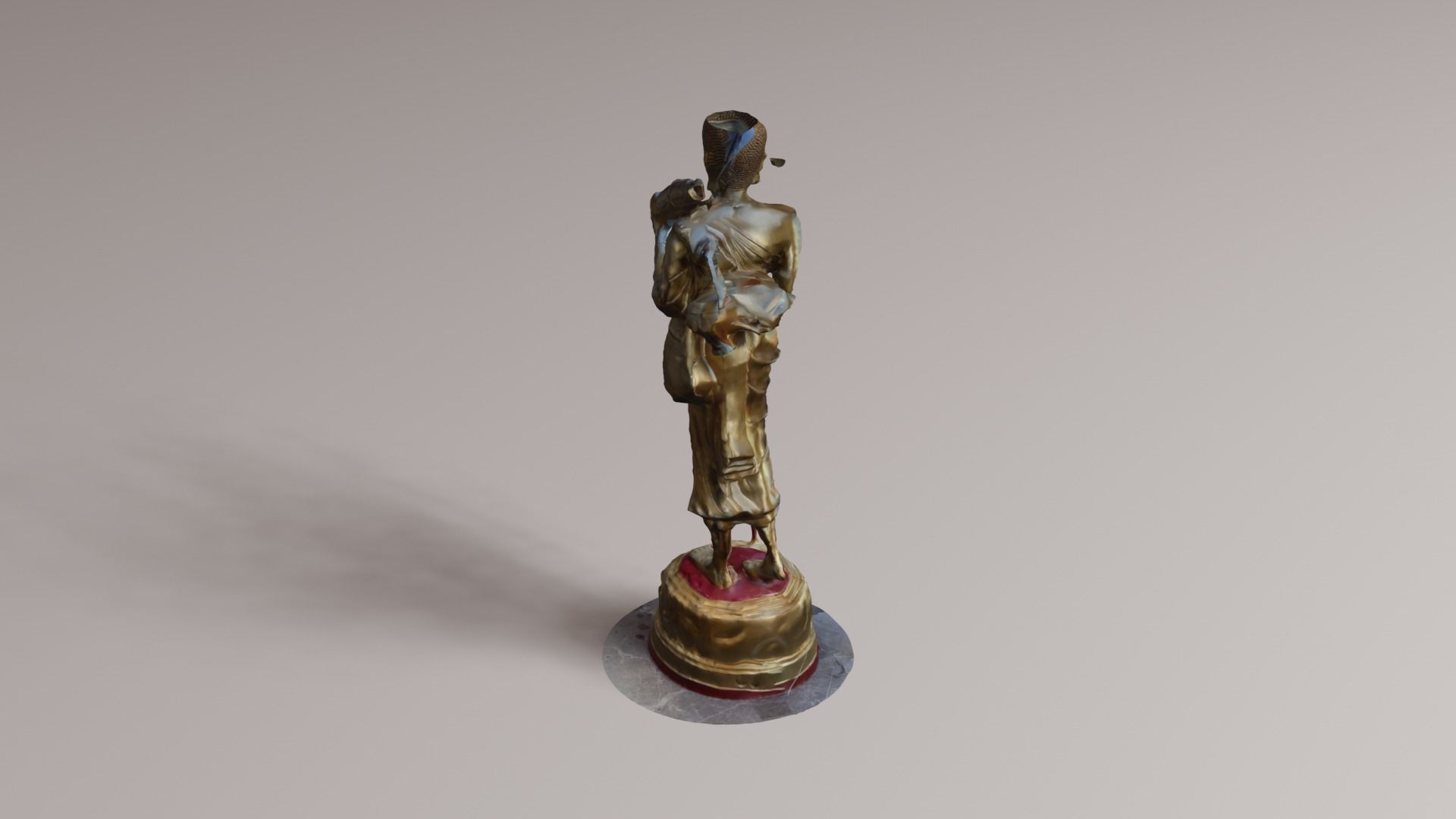 Buddha 22 stand 3D print model_17