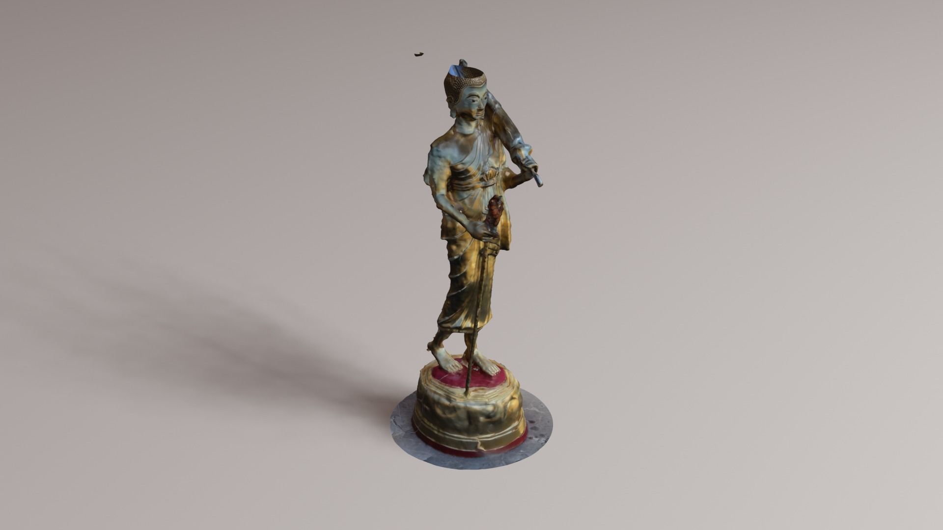 Buddha 22 stand 3D print model_28
