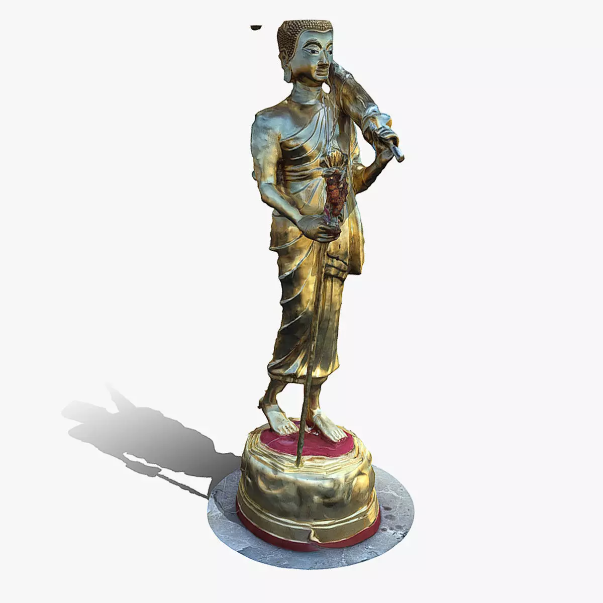 Buddha 22 stand 3D print model_0