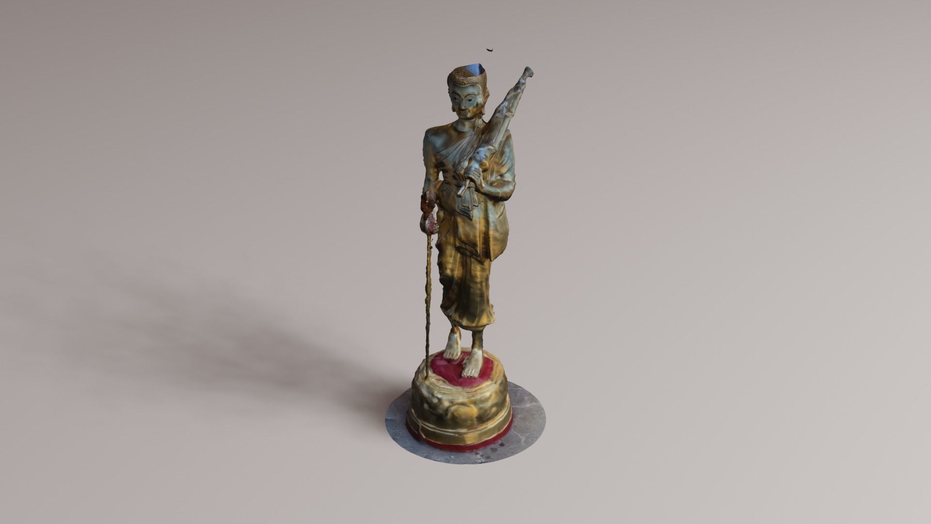 Buddha 22 stand 3D print model_25