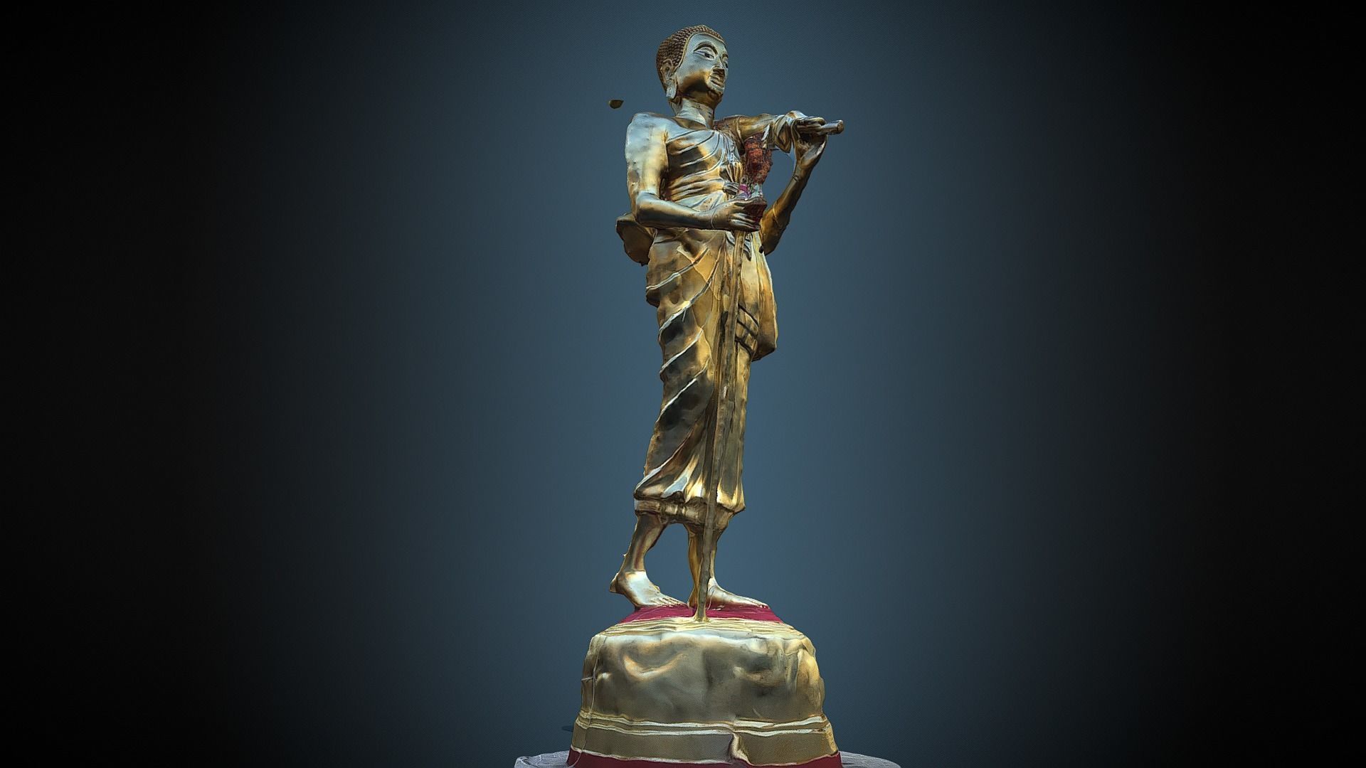 Buddha 22 stand 3D print model_2