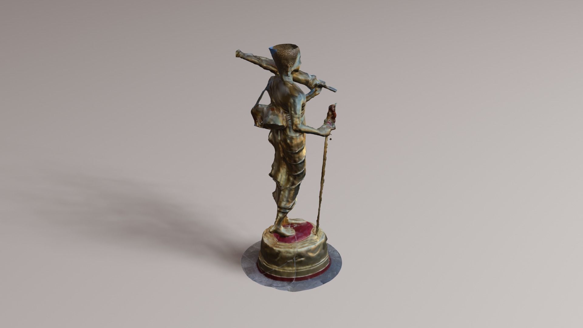 Buddha 22 stand 3D print model_12