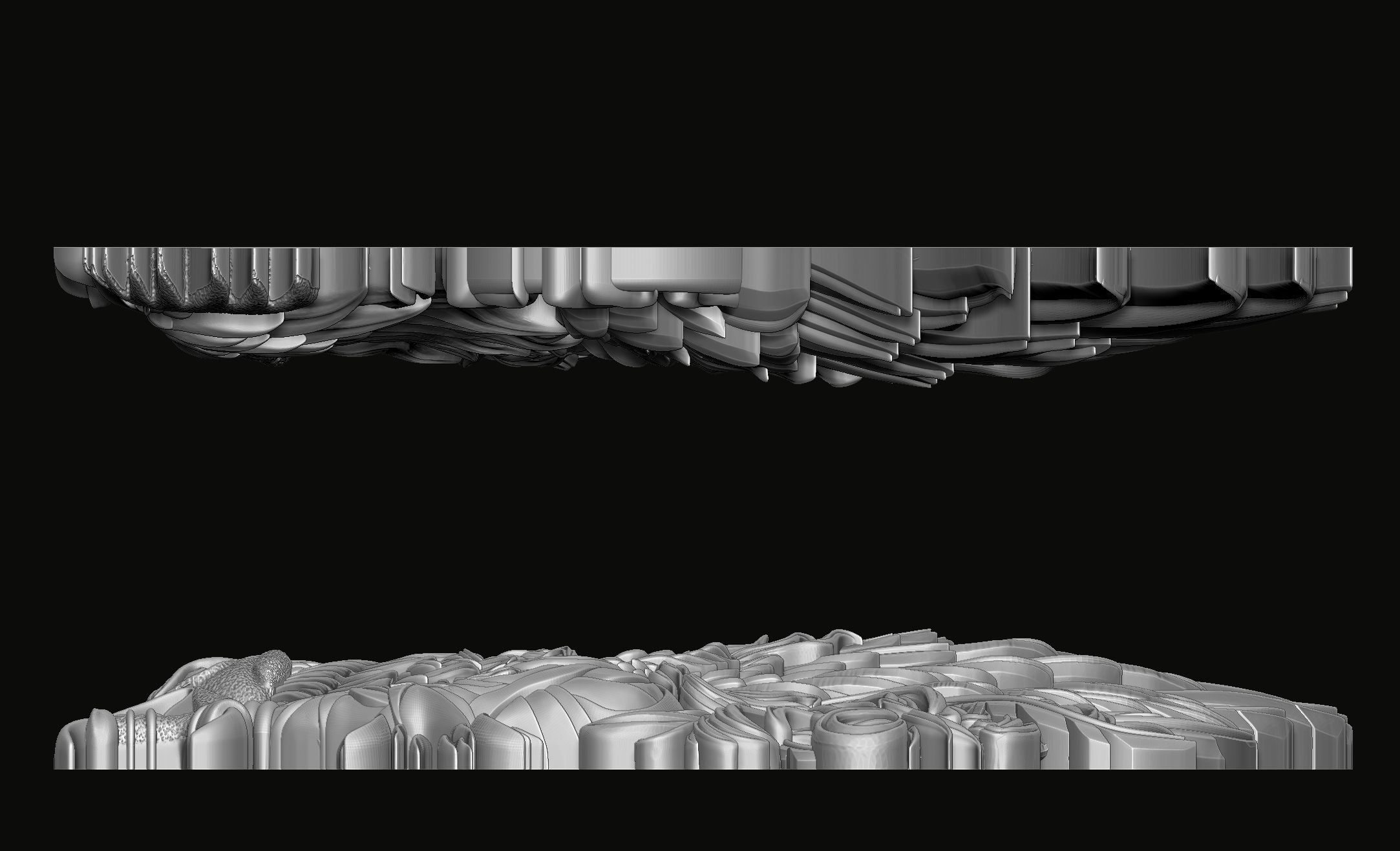 Rooster Pendant 3D print model_5