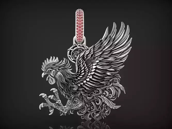 Rooster Pendant