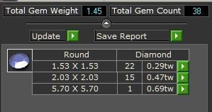 Diamond Halo Dangle Earrings 3D print model_6