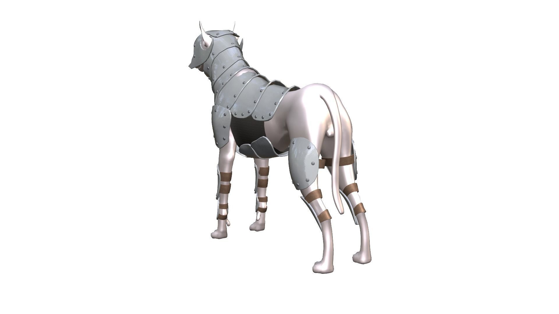 Dog Armor 3D model_2