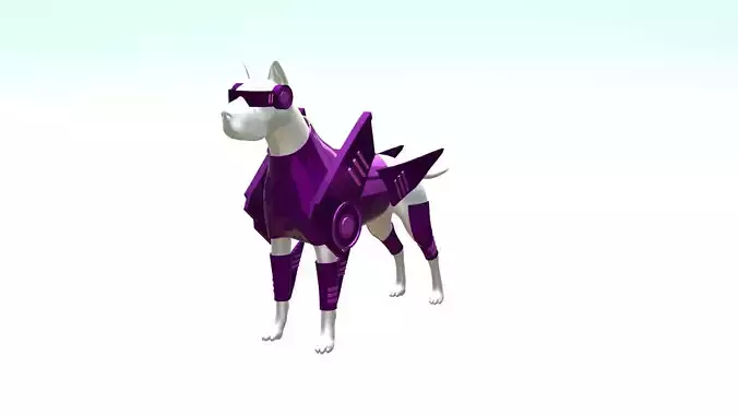 Dog Armor Science 3D model