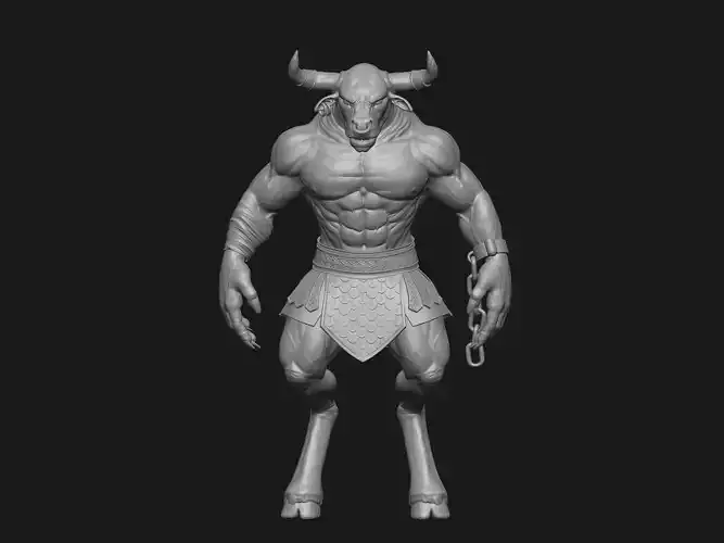 Minotaur 3D - High Poly