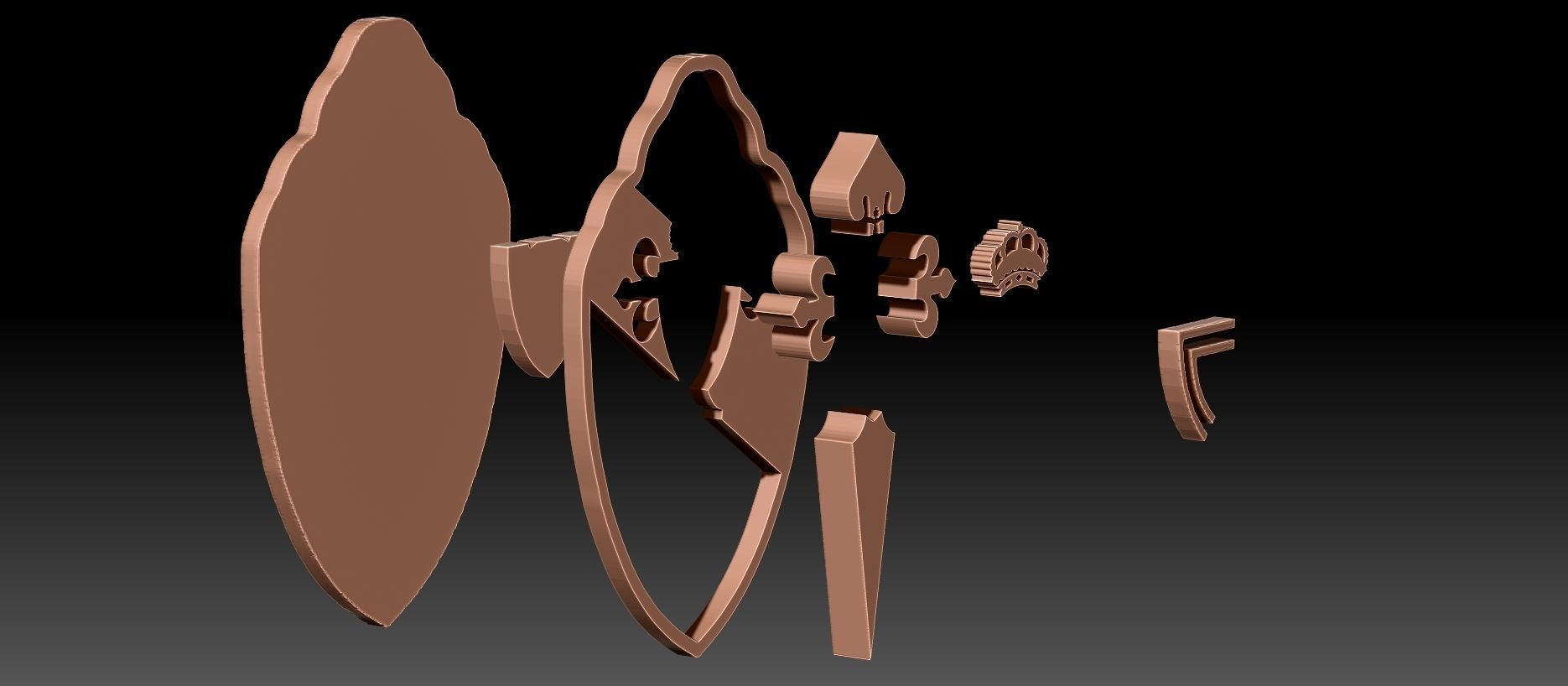 Spain League La Liga all teams printable 3D print model_60