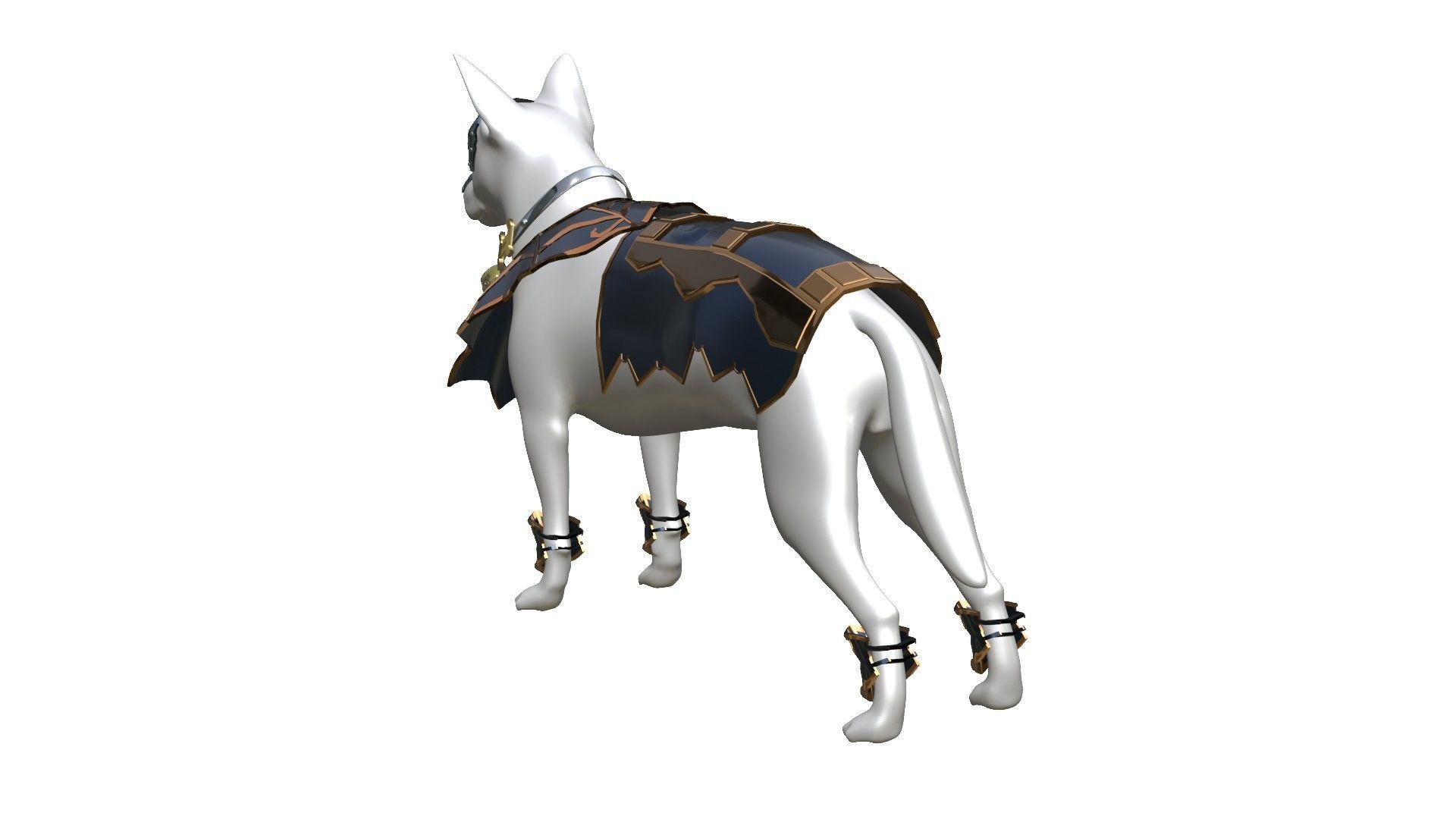 Dog Armor 3D model_2