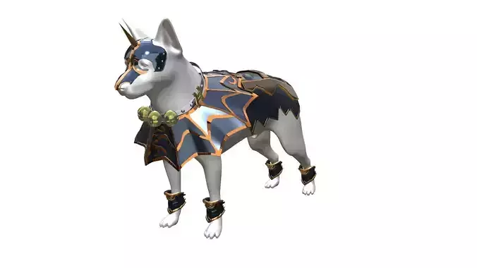 Dog Armor 3D model