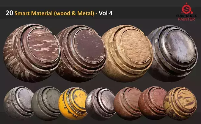 20 Smart Material - wood and metal - Vol 4