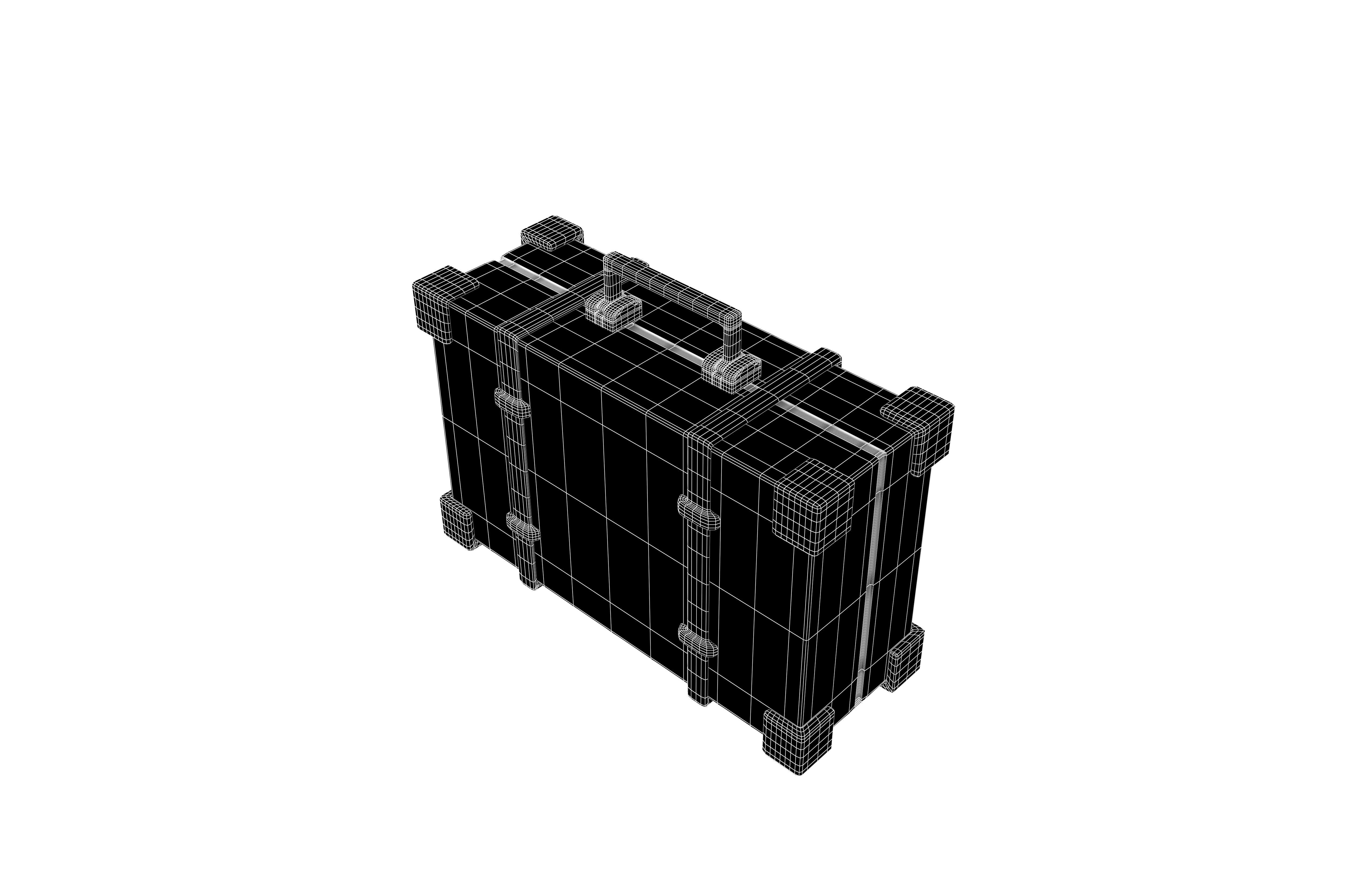 Briefcase v1 002 Low-poly 3D model_4