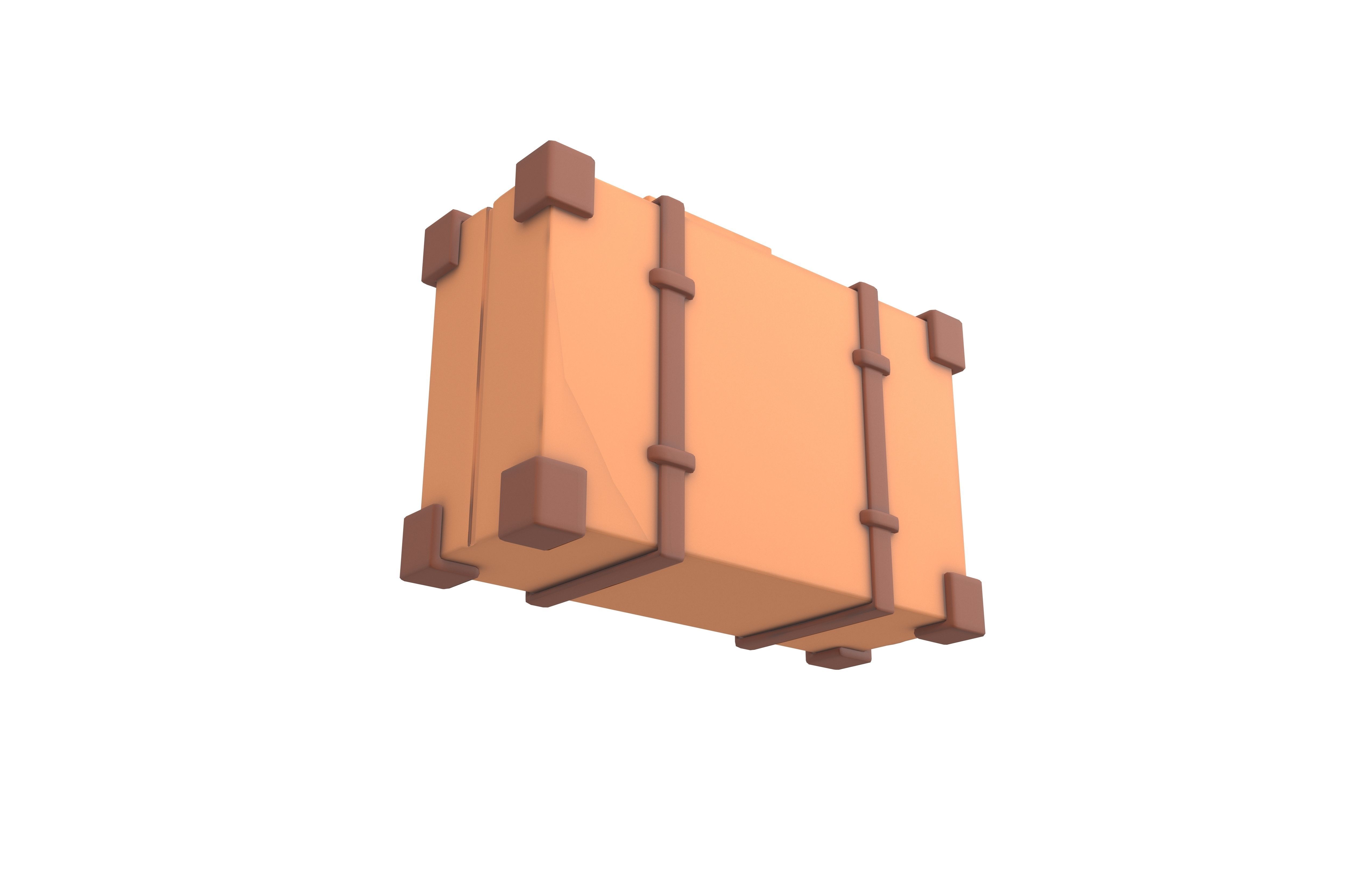 Briefcase v1 004 Low-poly 3D model_2