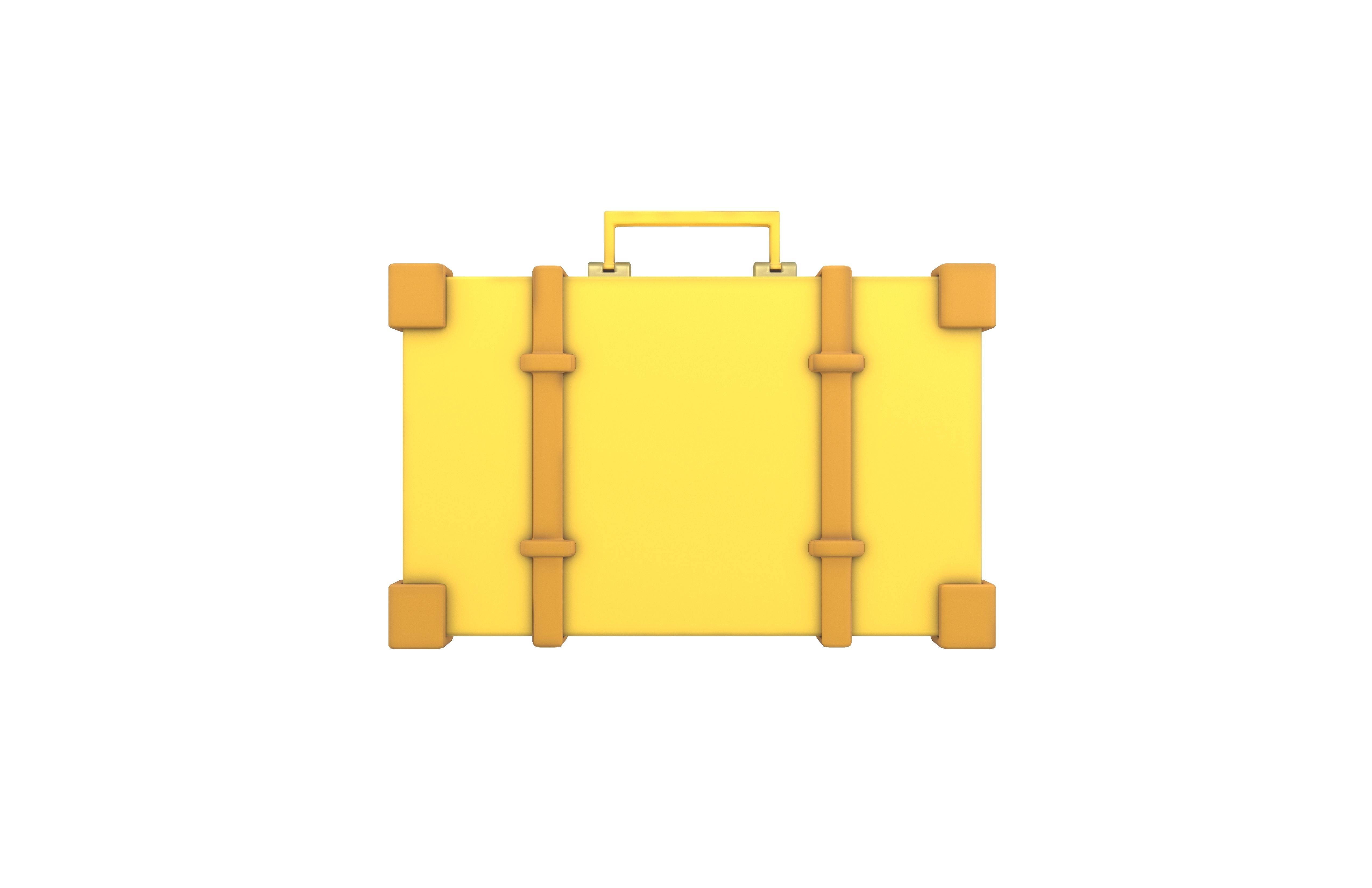 Briefcase v1 006 Low-poly 3D model_1
