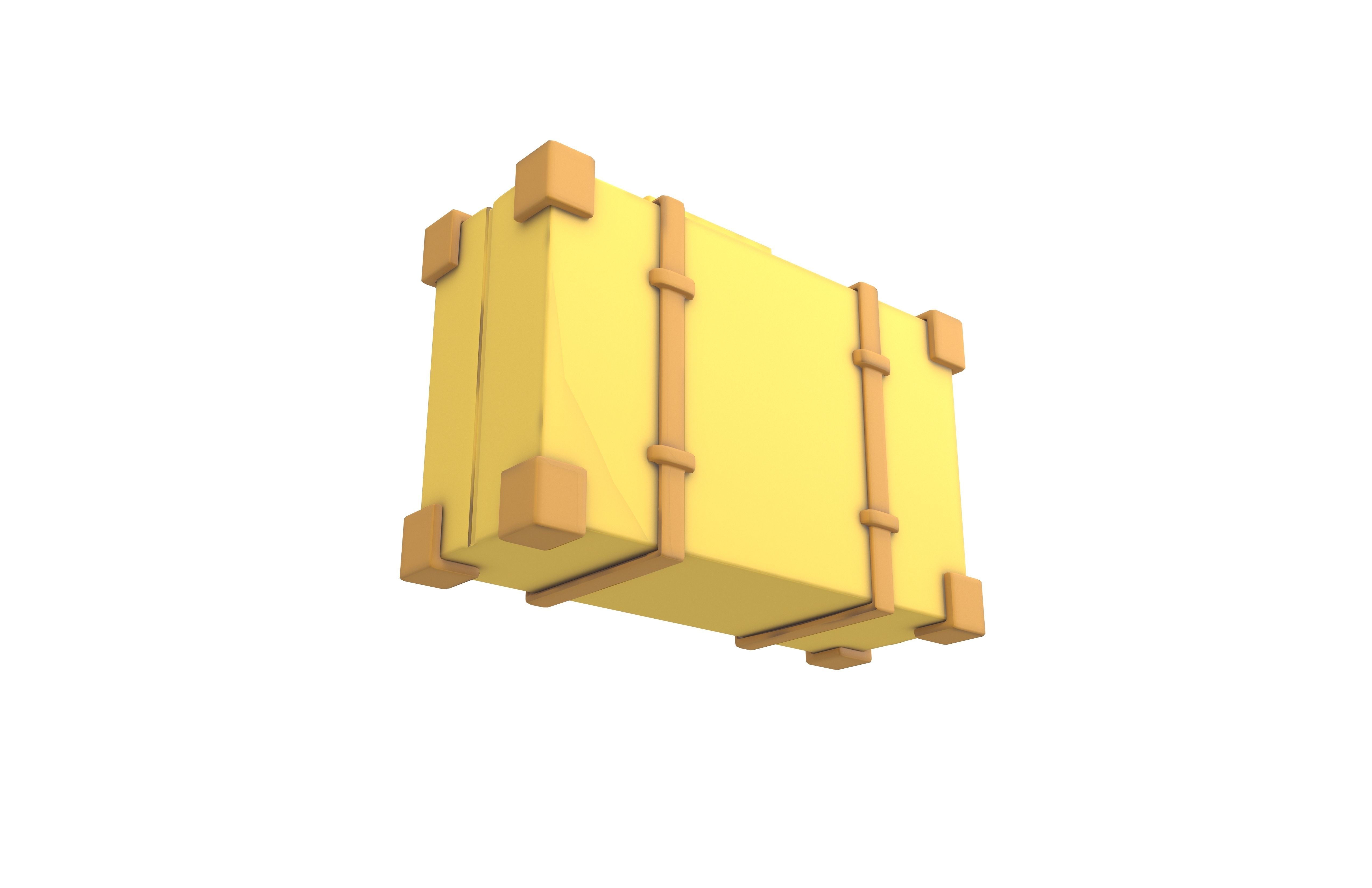 Briefcase v1 006 Low-poly 3D model_3