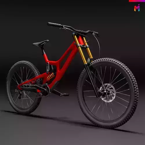 Santa Cruz Downhill Bike 3D model