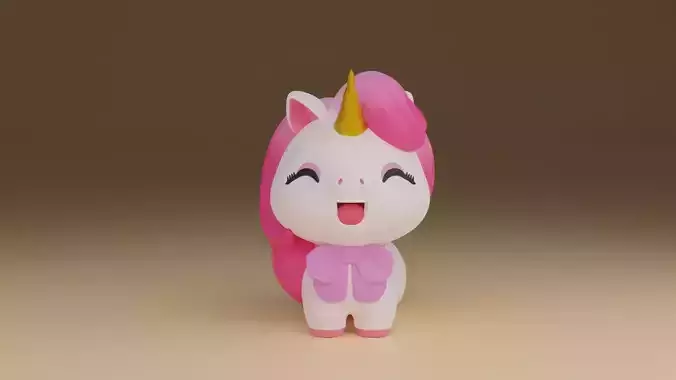 unicorn 3D print model