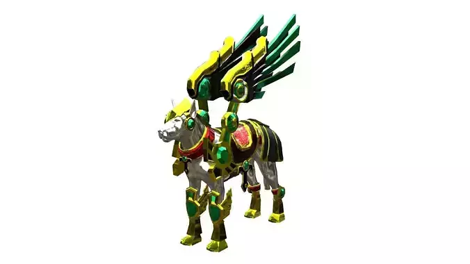 Dog Dragon Armor 3D model