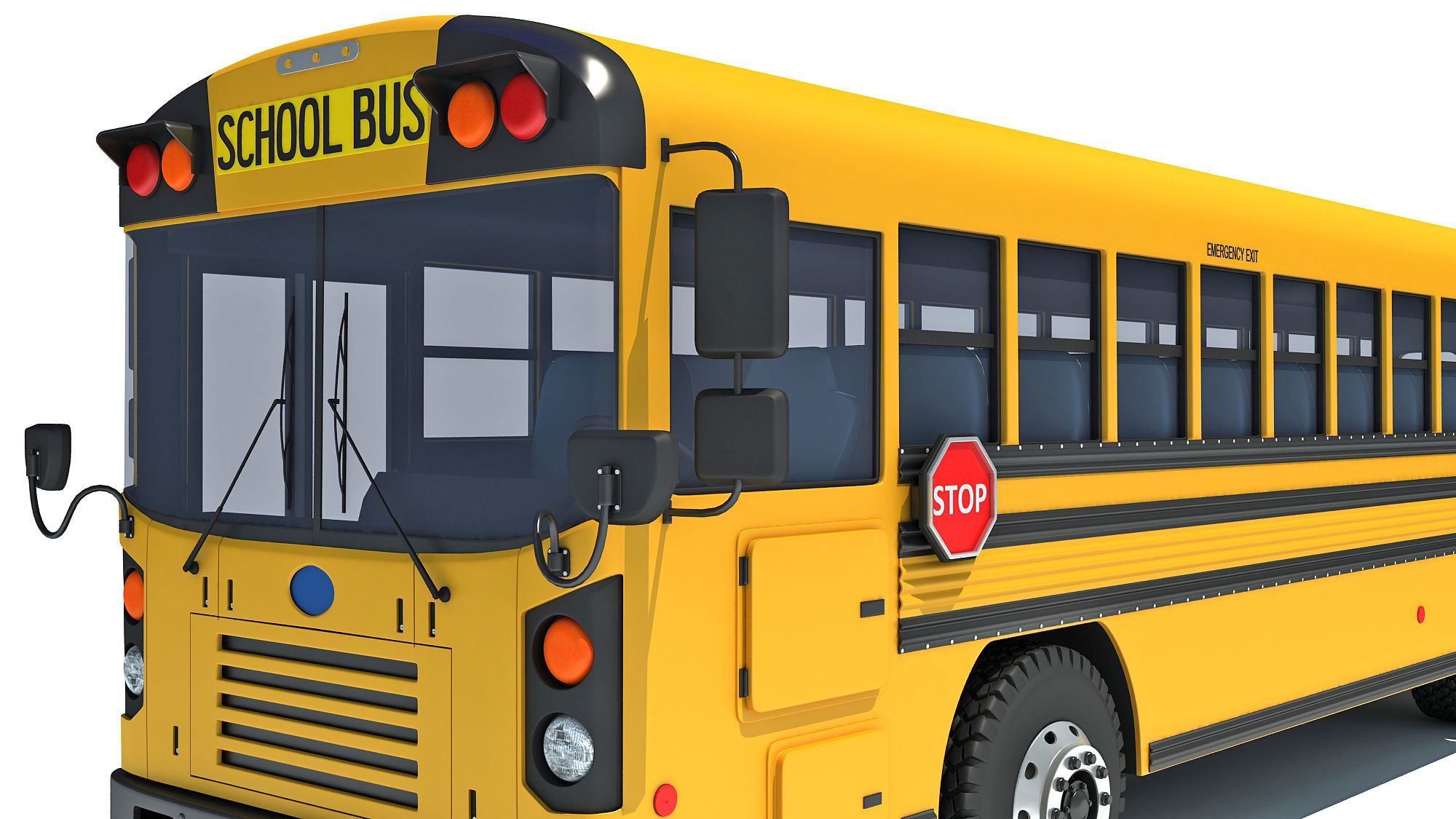 School Bus 3D model_13