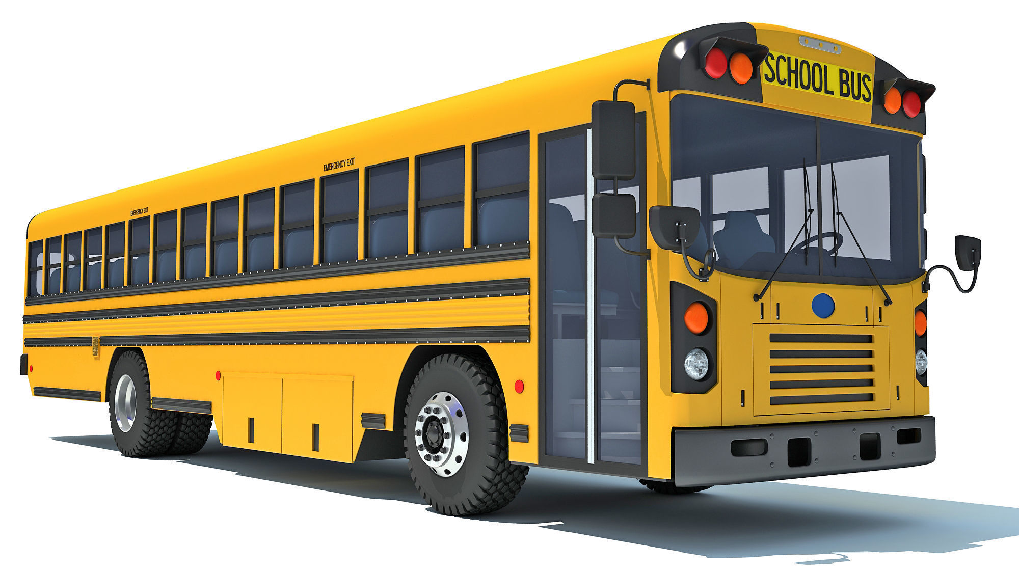 School Bus 3D model_10