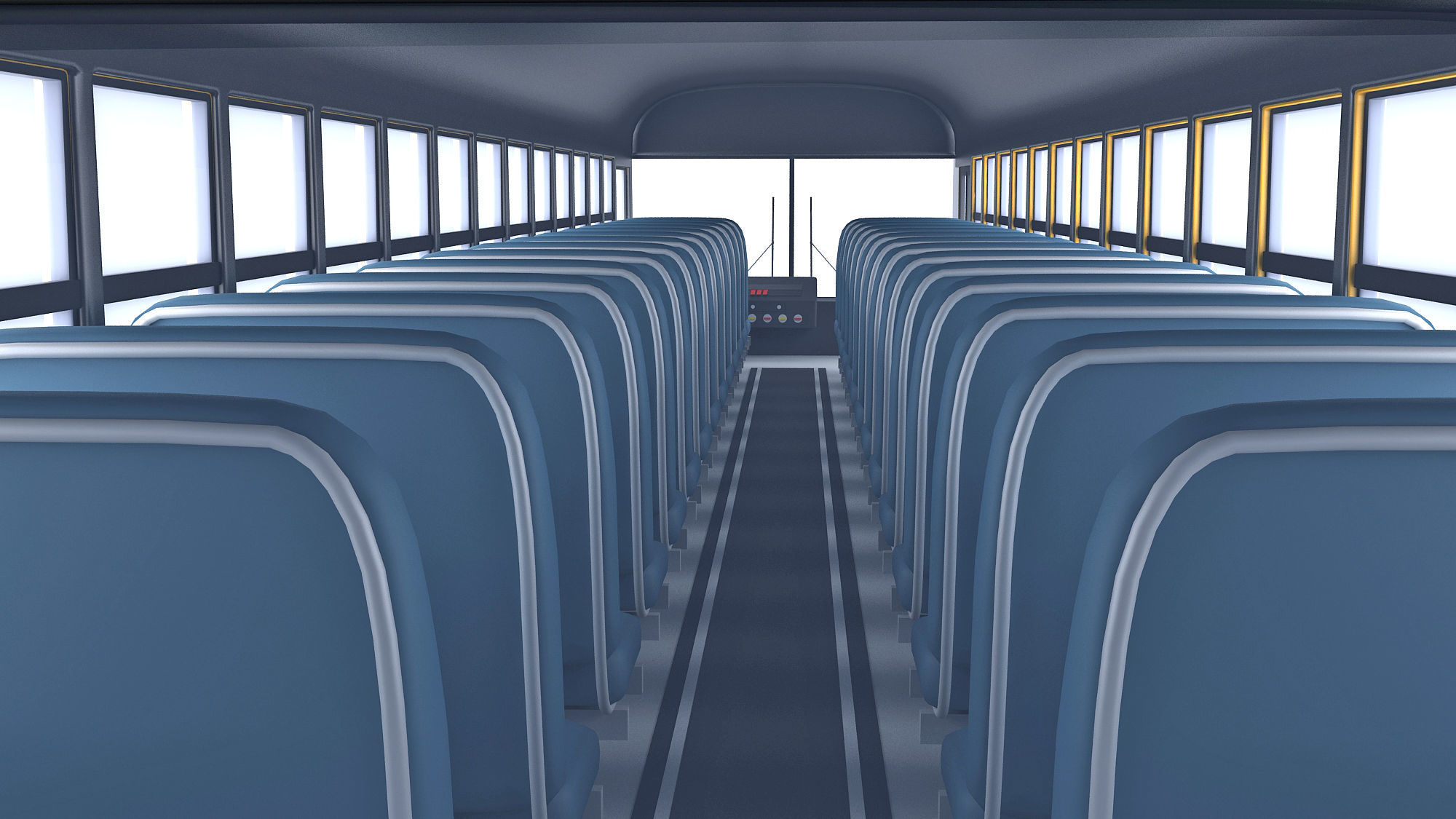 School Bus 3D model_15