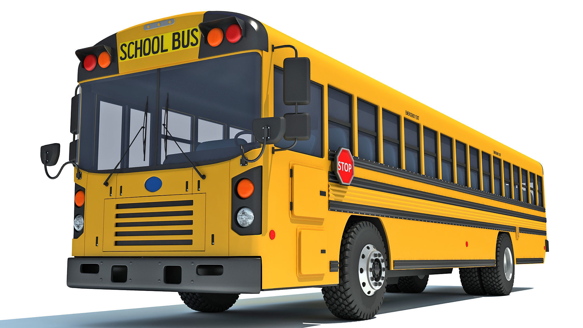 School Bus 3D model_12