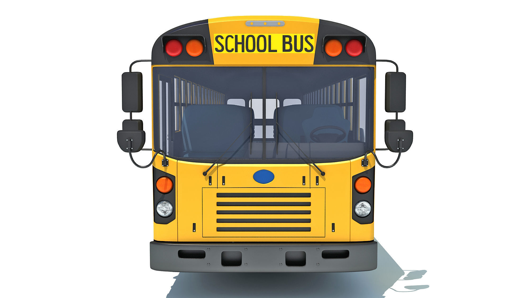 School Bus 3D model_11